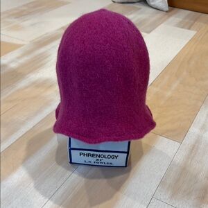 Fuchsia Wool Bucket Hat